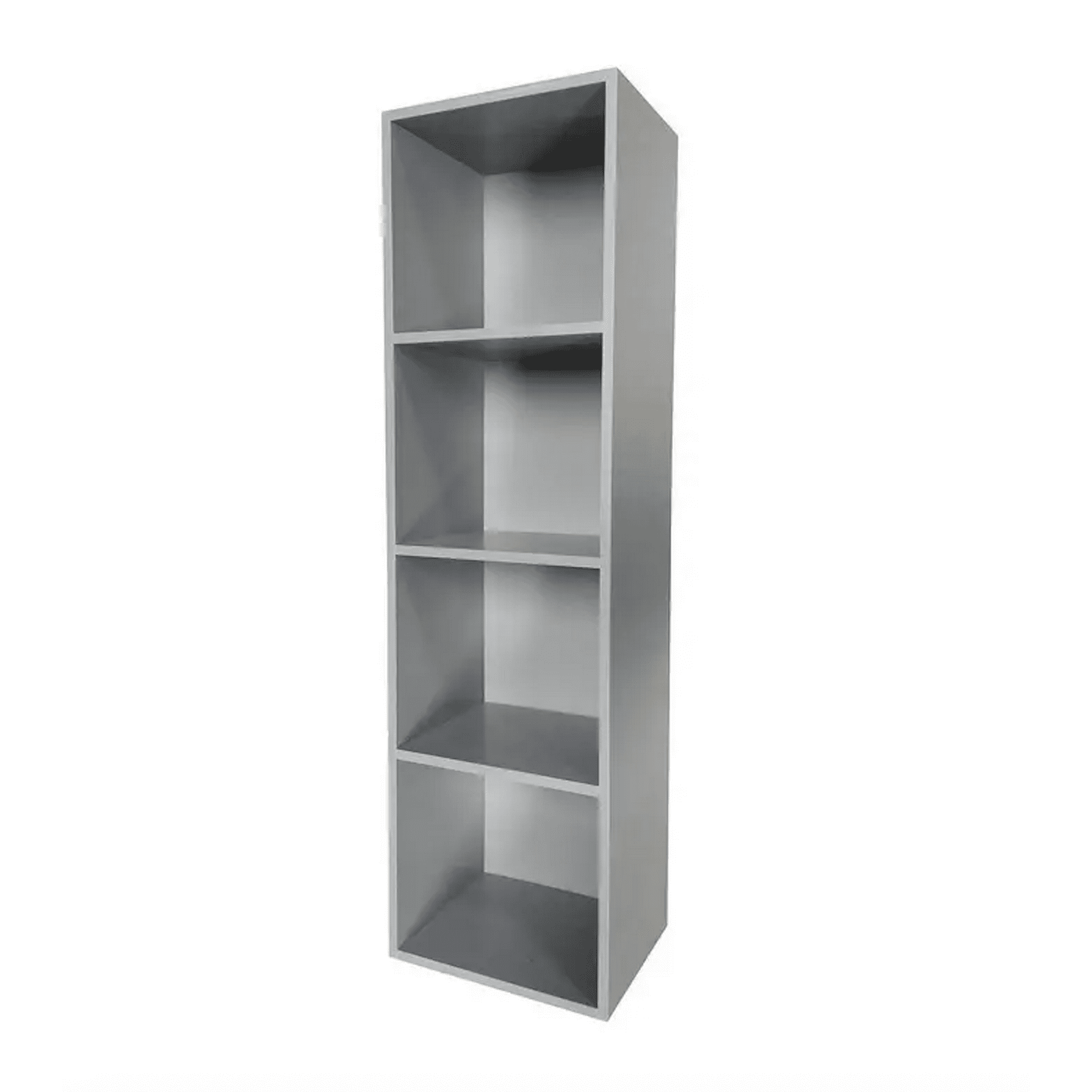 Habita2 Chile - Librero Vertical Multifuncional Repisa 4 Nieveles - Gris