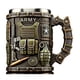 thumbnail image 1 of JARRO CERVEZA ARMY MILITAR taza 3D RESINA ACERO INOXIDABLE ESTILO VINTAGE tazon Mug, 1 of 6