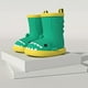 thumbnail image 2 of Toddler Girl's Cartoon Shark EVA Rain Boots, Non-slip Wear-resistant Waterproof Rain Shoes For Outdoor, 2 of 3