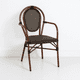 thumbnail image 1 of Silla Provence Parisina Rattan con reposabrazos - Café Oscuro, 1 of 7