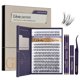 thumbnail image 1 of Kit de Pestañas Postizas GlowVane Celeste Curva Natural, 1 of 8