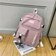 thumbnail image 1 of Canvas Women's Backpack Students School Bags for Girls Teenager Cute Multi-pocket Schoolbag Rucksack Handbags Laptop Backpack, 1 of 3