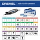 thumbnail image 3 of Herramienta Rotativa Dremel 4300964 Kit 64 Accesorios Flex, 3 of 3