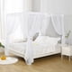 thumbnail image 2 of Cortina De Cama De Gasa Blanca Para Cama De Matrimonio, 2 of 3