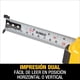 thumbnail image 3 of Huincha De Medir 8m/26' Diseño Compacto Dewalt Dwht34193l, 3 of 6