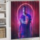 thumbnail image 5 of Juego de Cortina de Ducha y Alfombras Desmarcar Kylian Mbappé 4 Piezas, 5 of 6