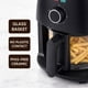 thumbnail image 2 of Air Fryer Elite Gourmet de cristal, 2,4 L para 1 o 2 personas, 1150 W, color negro, 2 of 7