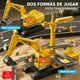 thumbnail image 2 of Pista De Autos Con Excavadora Grúa Multifuncional Juguete Niños Color Amarillo, 2 of 10