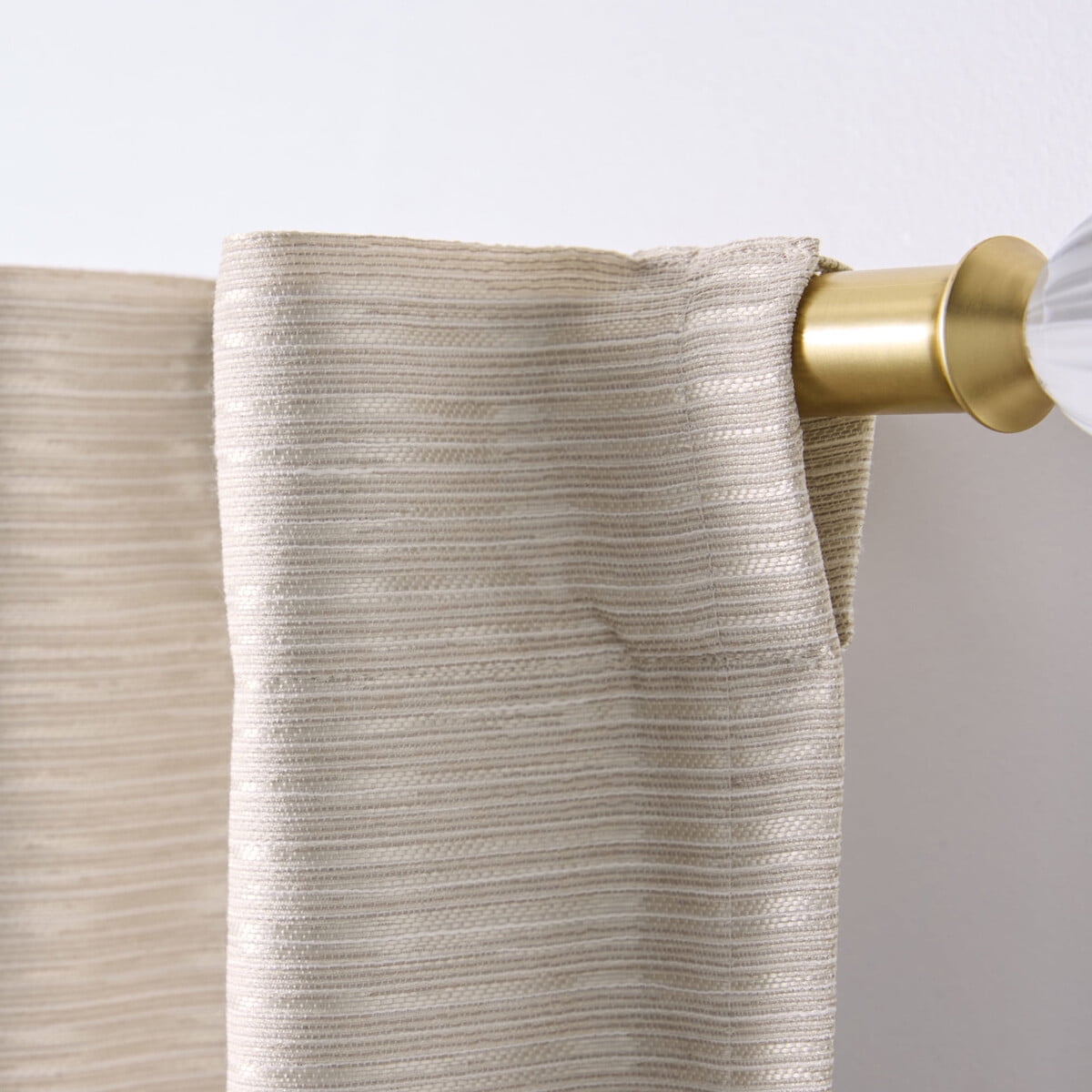 Cortina Blackout Better Homes Gardens Striated Luxe 50x213cm Taupe