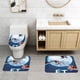 thumbnail image 2 of Juego de Alfombras de Baño Desmarcar Coral Fleece 3 Piezas, 2 of 6