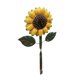 thumbnail image 3 of gancho perchero de metal con forma de girasol sombrero de pared gancho toalla amarillo, 3 of 5
