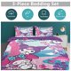 thumbnail image 5 of Kuromi Print Bedding Set Pattern Duvet Cove Set 3 Pieces 1 Quilt Cover And 2 Pillowcases for Women Men Teens, 5 of 5
