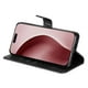 thumbnail image 3 of Funda con Cremallera para iPhone 16 Pro, Carcasa Cartera de Cuero PU con Soporte y Tarjetero, 3 of 6