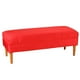 thumbnail image 2 of Banqueta Provenza Liso 2c Felpa 04 Rojo, 2 of 2