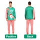 thumbnail image 3 of Pijamas navideños de moda familiar, camisetas y pantalones de manga larga para papá, mamá y niños, conjunto de pijamas a juego con estampado de alce y nieve., 3 of 5