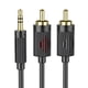 thumbnail image 1 of Cable Auxiliar RCA A Jack 3.5mm HOCO UPA28 Audio Estéreo Hi-Fi, 1 of 4