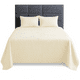thumbnail image 1 of Cubrecama Premium Verano-Otoño King Color Blanco Mantequilla Ultra Suave y Liviano WAKESHOME, 1 of 5