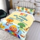 thumbnail image 3 of Fideos y Amigos Conjunto de sábanas temático, trío de piezas, cómodo y amigable con la piel, diseño único, regalo de decoración para el hogar para familiares, amigos y fans,173cm *218cm, 3 of 6