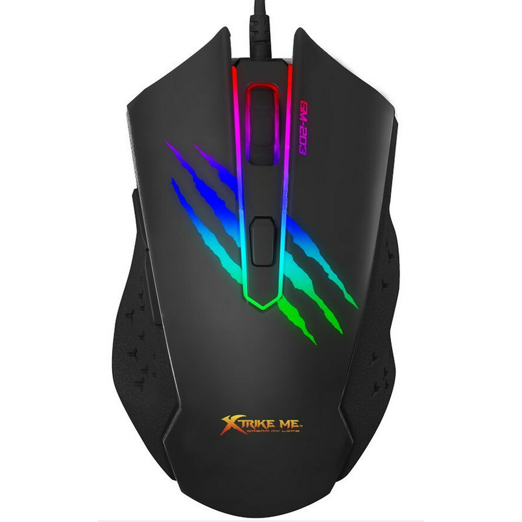 Mouse Gaming Xtrike Me 2400 Dpi Negro 6 Botones