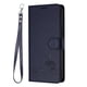 thumbnail image 3 of Funda tipo cartera FOXDOCK para Samsung Galaxy S25 con soporte, ranuras, RFID, diseño de gato, 3 of 5