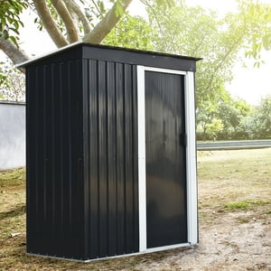 Bodega Jardín 181X162X86 Cm Negra Homeclaf