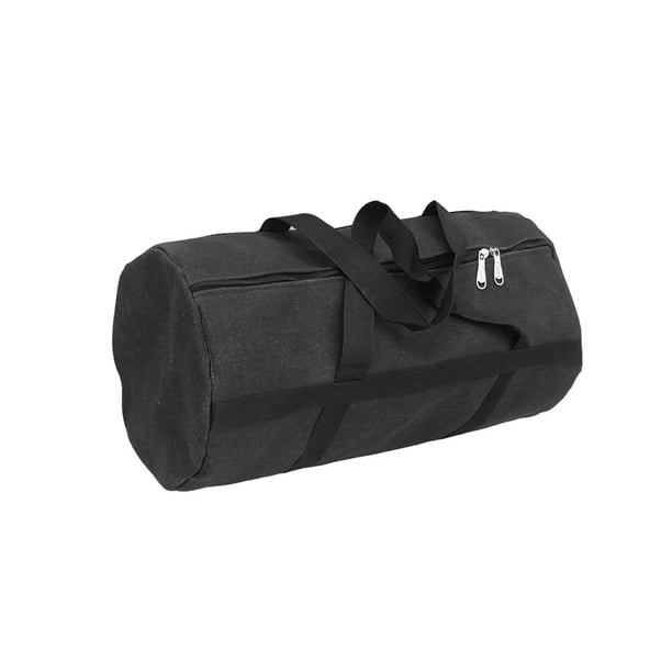 Bolsa de Herramientas de Lona, Bolsa de Herramientas, Bolsa de Herramientas Pequeña, Gran Capacidad, Almacenamiento de Herramientas, Bolsas Organizado negro grande