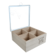 thumbnail image 2 of Caja de té City Love 4 divisiones 17x17x8cm, 2 of 3