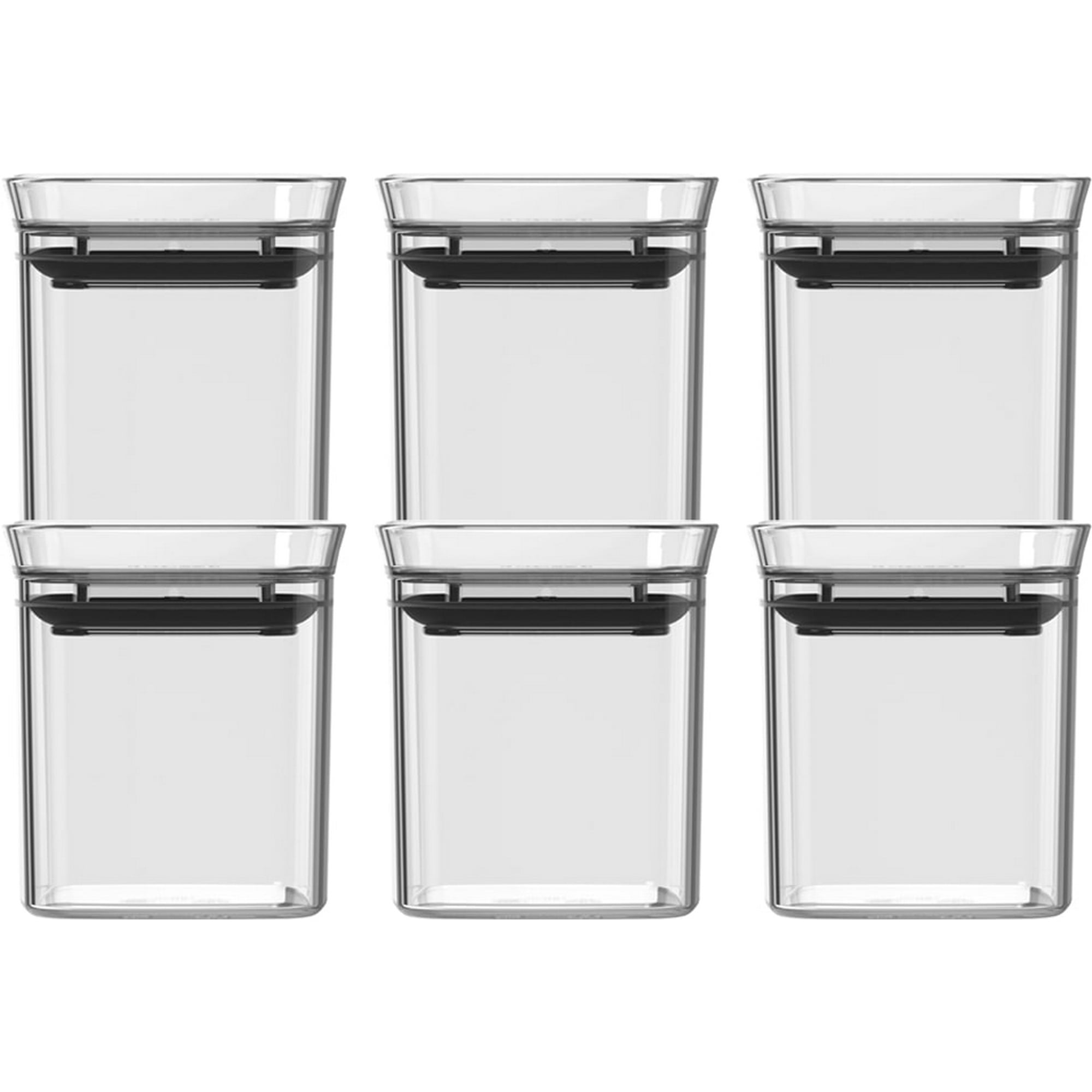 Ou - Especieros Herméticos Block 6 Piezas (0,150l) Transparente