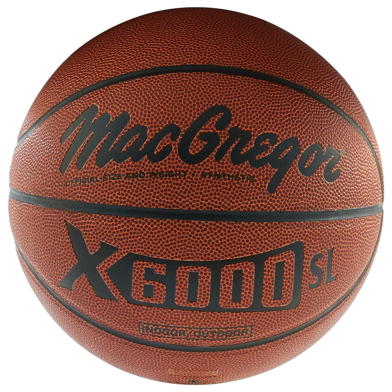Balón De Baloncesto Macgregor X6000 Sl Para Interior/exterior, Tamaño 7, Multicolor