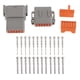 thumbnail image 1 of 1 Juego De Terminales De Enchufe De Conector De Cable Eléctrico Impermeable Sellado De 12 Pines, 1 of 5