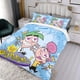 thumbnail image 3 of The Fairly Oddparents Conjunto de sábanas temático, trío de piezas, cómodo y amigable con la piel, diseño único, regalo de decoración para el hogar para familiares, amigos y fans,135cm *200cm, 3 of 6