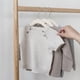 thumbnail image 5 of Baby Hangers 3 Sprouts, terciopelo, antideslizante, 30 unidades, color crema, 5 of 9