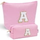 thumbnail image 1 of Bolsa de maquillaje YOOLIFE con inicial personalizada para el día de San Valentín, rosa, 1 of 7