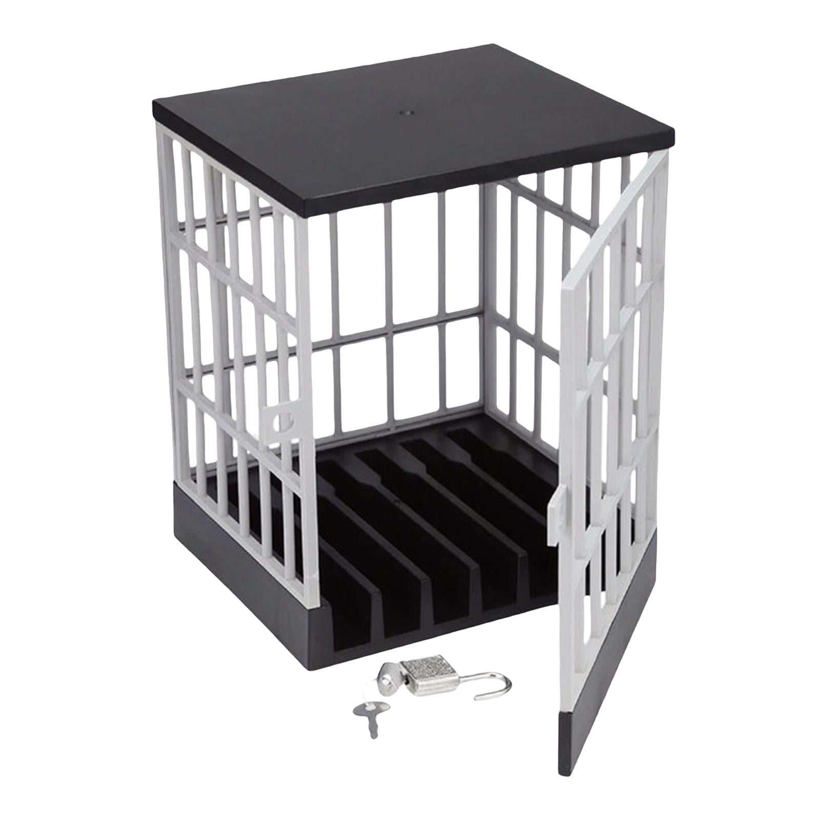 Bothyi - Teléfono Móvil Caja De Bloqueo Cárcel Prisión Novedad Regalo Para Niños Adultos Teléfonos Gris