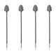 thumbnail image 1 of Palillos Viski 13 cm Acabado Gunmetal Metal – Pack de 4, 1 of 8