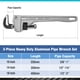 thumbnail image 2 of Juego de llaves para tubos DURATECH Heavy Duty Aluminium 10/14/18 pulgadas, 2 of 7
