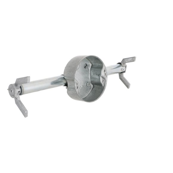 Caja para ventilador de techo RACO redonda retro-brace gris de 10 cm