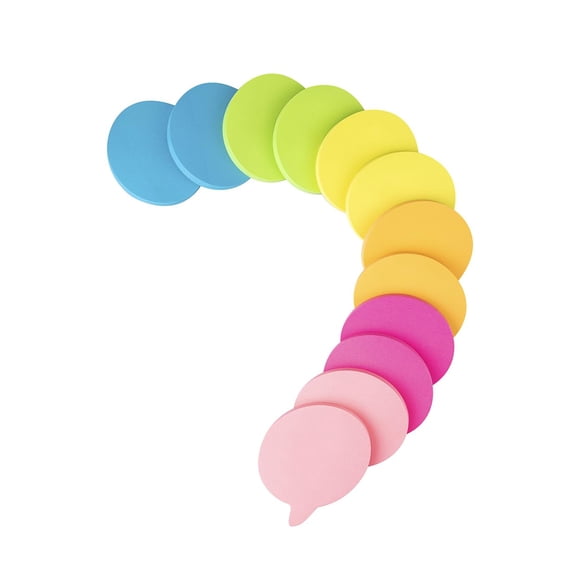 Notas adhesivas Kozerite 7,6 cm 12 blocs de colores brillantes