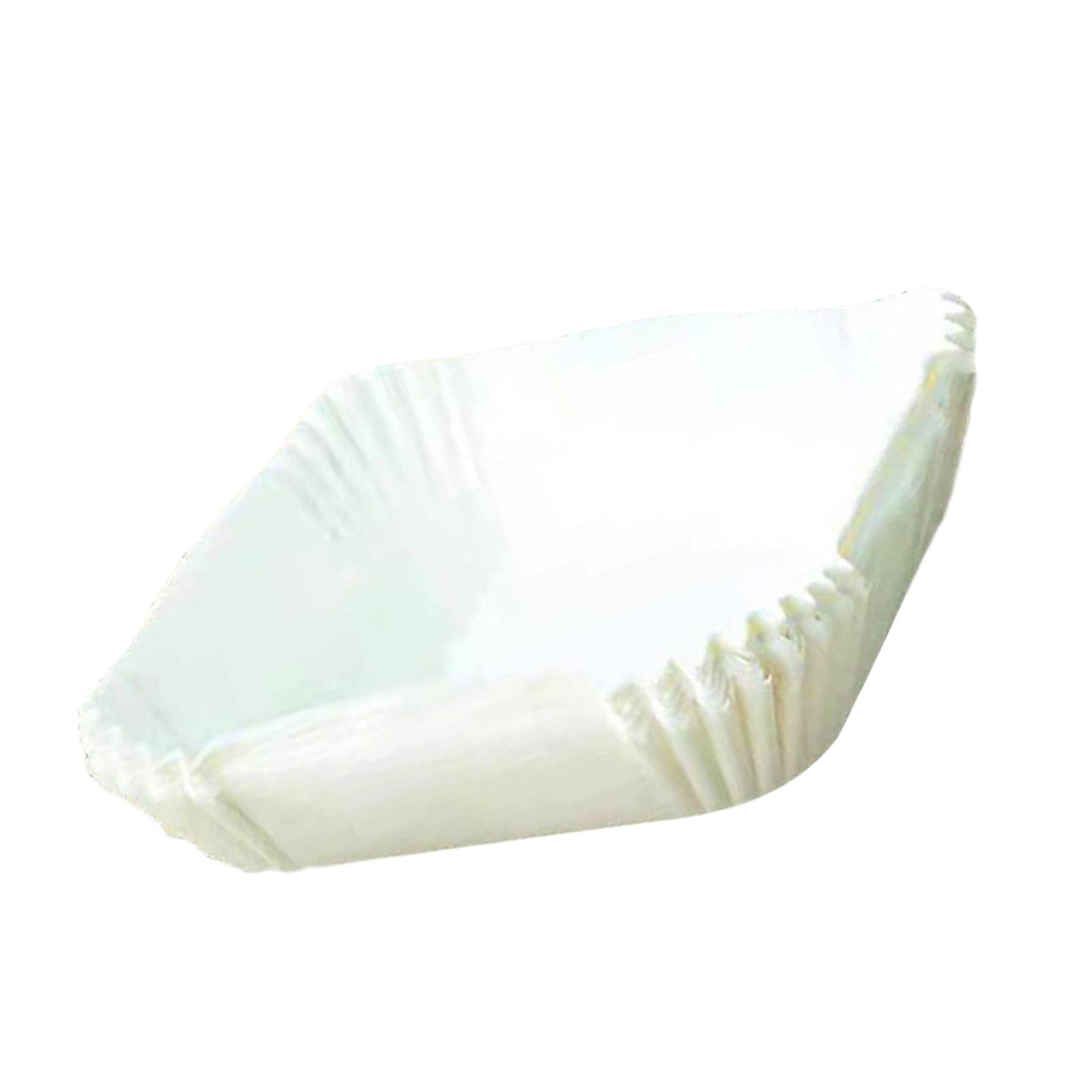 Bothyi - 50/100 Uds. De Papel Desechable Para Freidora De Aire, Antiadherente, Papel Para Hornear A Prueba De Aceite, 50 Uds., Blanco