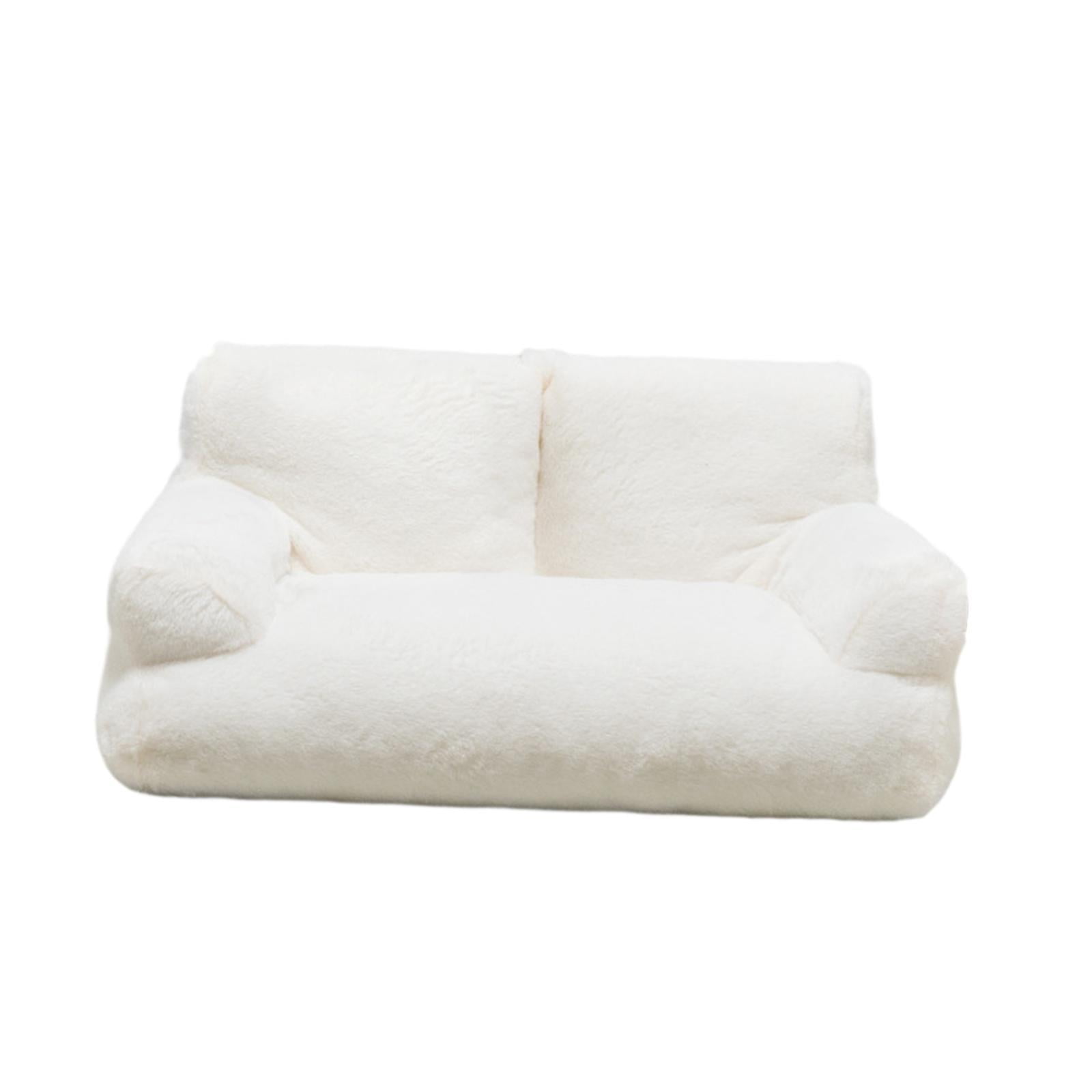 Ioensy - Sofá Cama Para Mascotas Para Todas Las Estaciones, Sofá Cama Para Mascotas De Todas Las Razas, Suministros Para Mascotas, Gato, Blanco, M