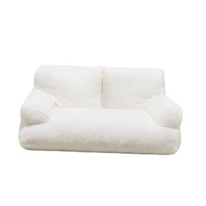 Ioensy - Sofá Cama Para Mascotas Para Todas Las Estaciones, Sofá Cama Para Mascotas De Todas Las Razas, Suministros Para Mascotas, Gato, Blanco, M