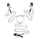 thumbnail image 1 of mujer pezón abrazaderas de pecho metal cadena clips adultos ligar plata, 1 of 5