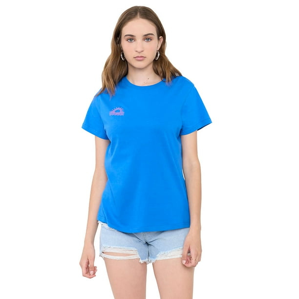 Polera Mujer Fun Regular Azul Corona
