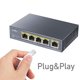 thumbnail image 4 of Extensor PoE Cudy 4 canales Gigabit 1000 Mbps 1 entrada PoE 4 salidas, 4 of 7