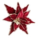 thumbnail image 2 of Corona Navideña Con Flores Brillantes, Adorno Rojo Para Bodas Y Interiores Y Exteriores, 2 of 5