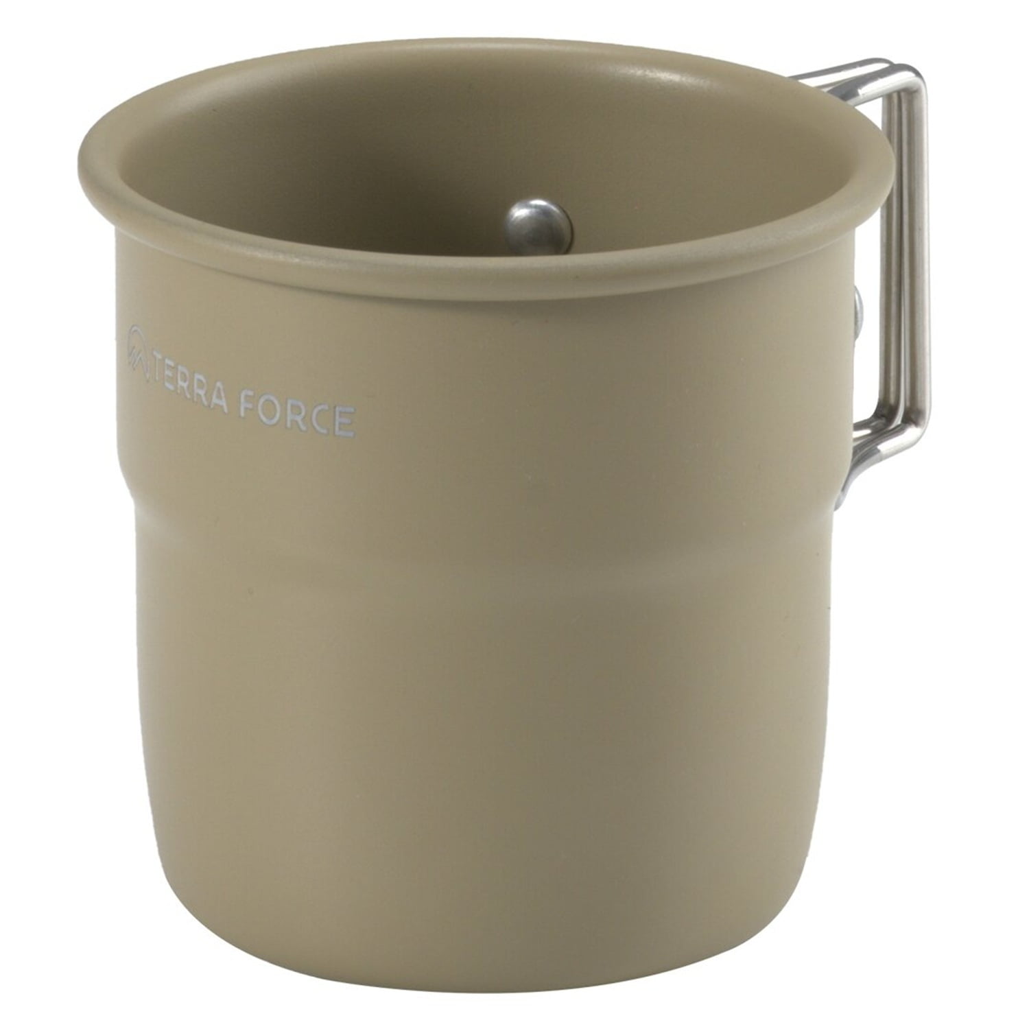 Terra Force - Taza Aluminio Camping 300 Ml Arena