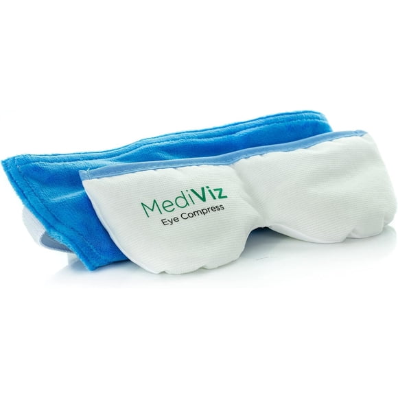 Compresa Ocular Térmica MediViz WC 25x11x1 cm Reutilizable Lavable