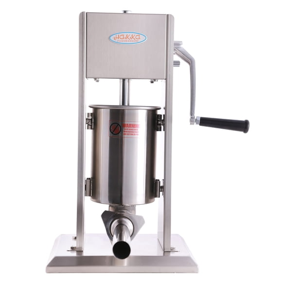 Embutidora de salchichas HAKKA BROTHERS SV-3 de acero inoxidable de 3 L