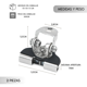 thumbnail image 2 of Soporte Capot Para Neblineros Barras Led Fijos Universal X2, 2 of 7