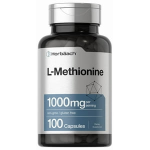 Suplemento Horbäach L-Metionina 1000 Mg 100 Cápsulas